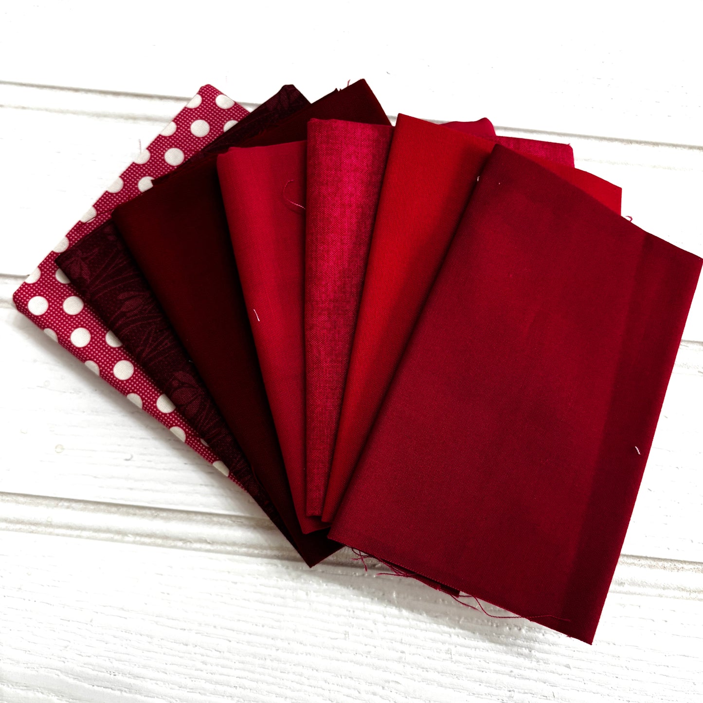 Raspberry red + pink solid and blender bundle 7