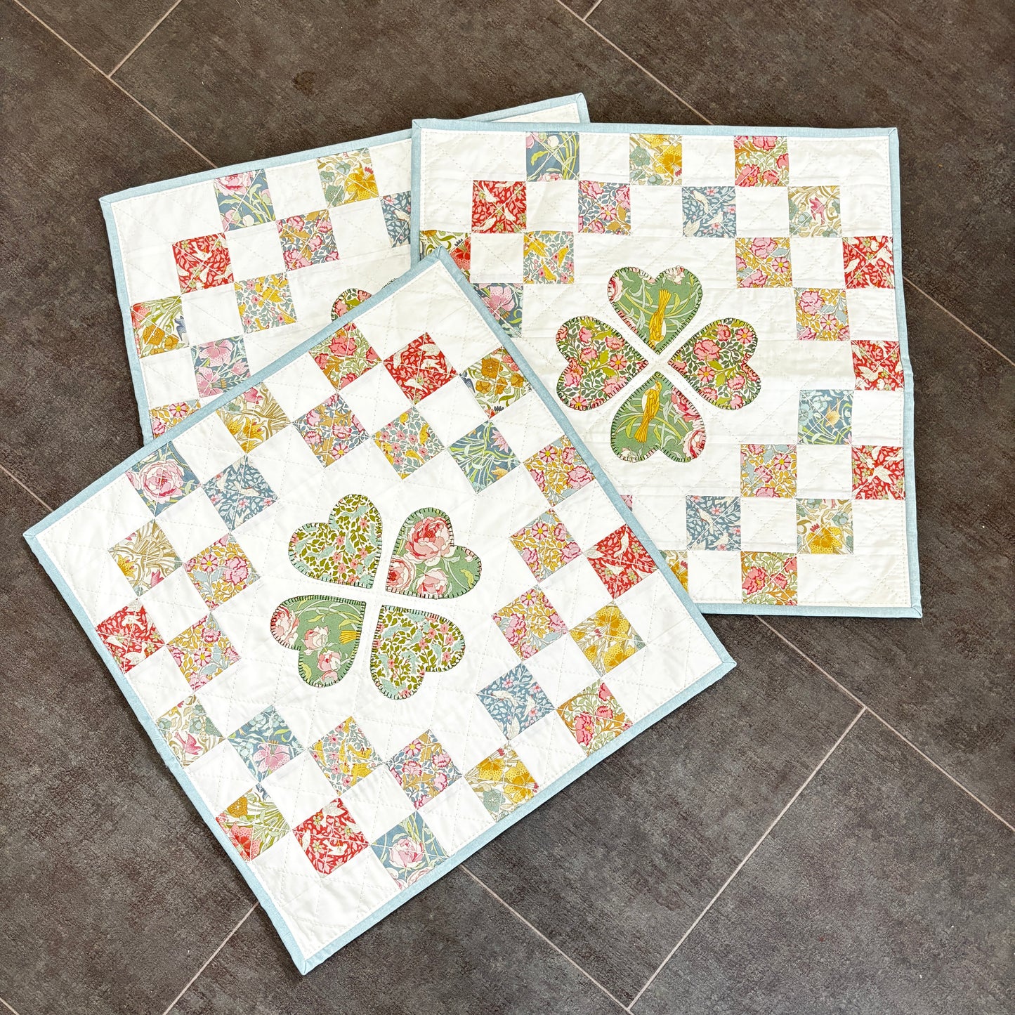 Tilda Songbird set of three Cushion covers - 17" square