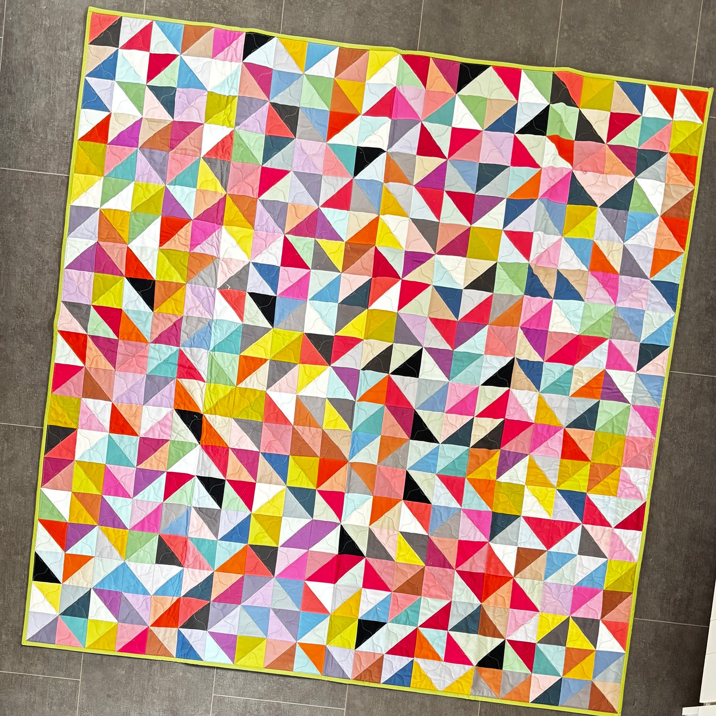 The HST madness quilt - 60" square