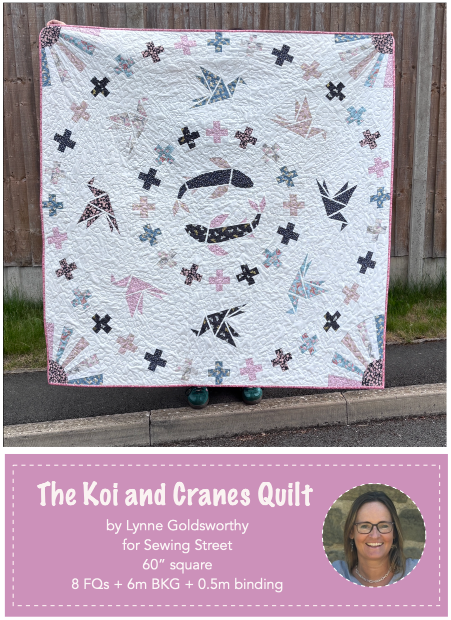 The Koi and Cranes Quilt Pattern