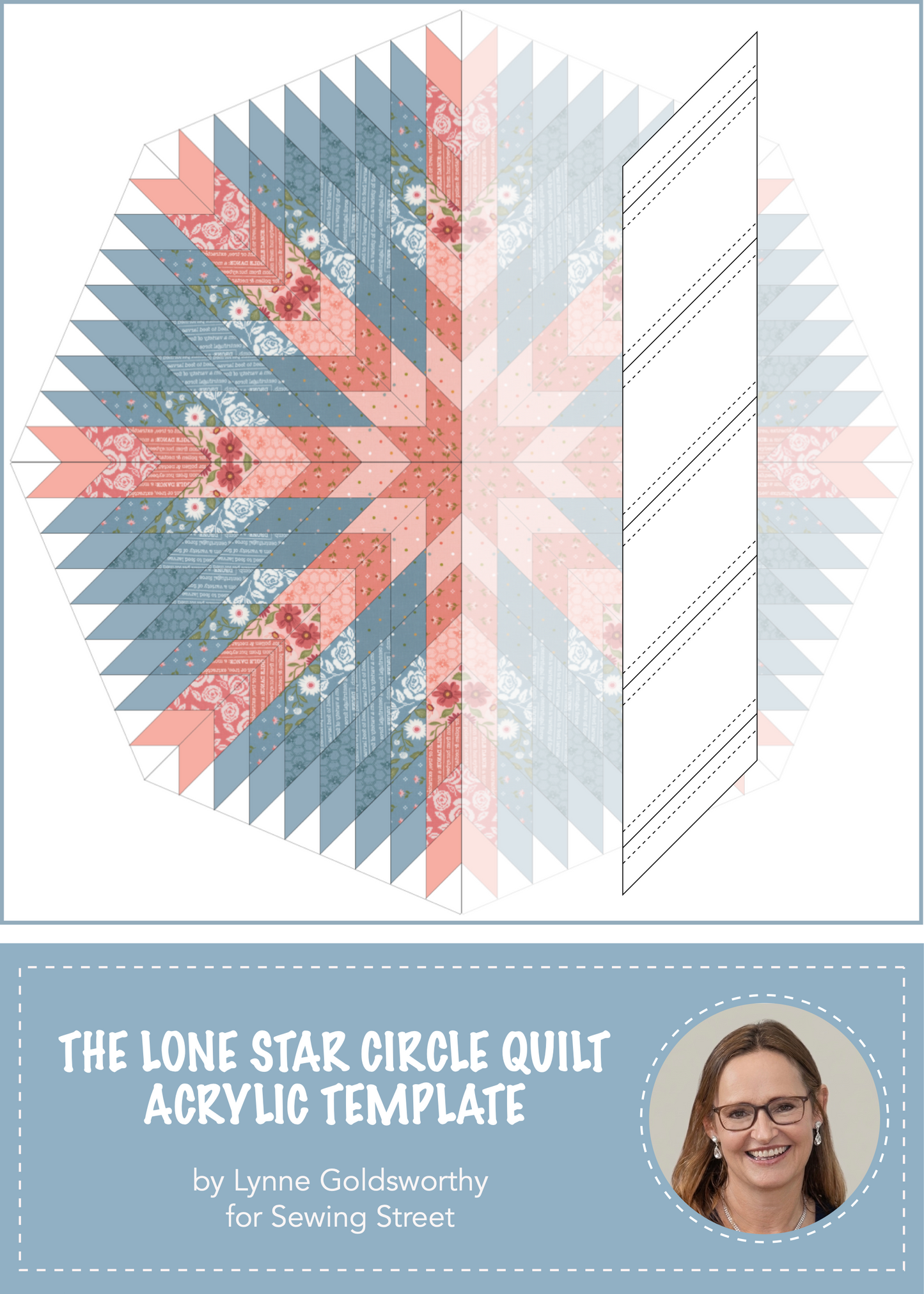 Circle Lone Star Acrylic Template Ruler