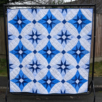 The Storm At Sea Quilt (Q2) - 68" square