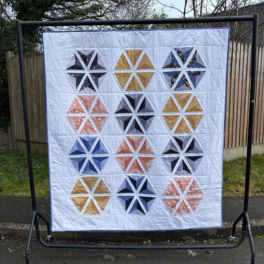 The Conway Cottage Triangles Quilt – 56” x 66”