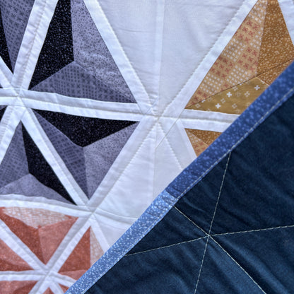 The Conway Cottage Triangles Quilt – 56” x 66”