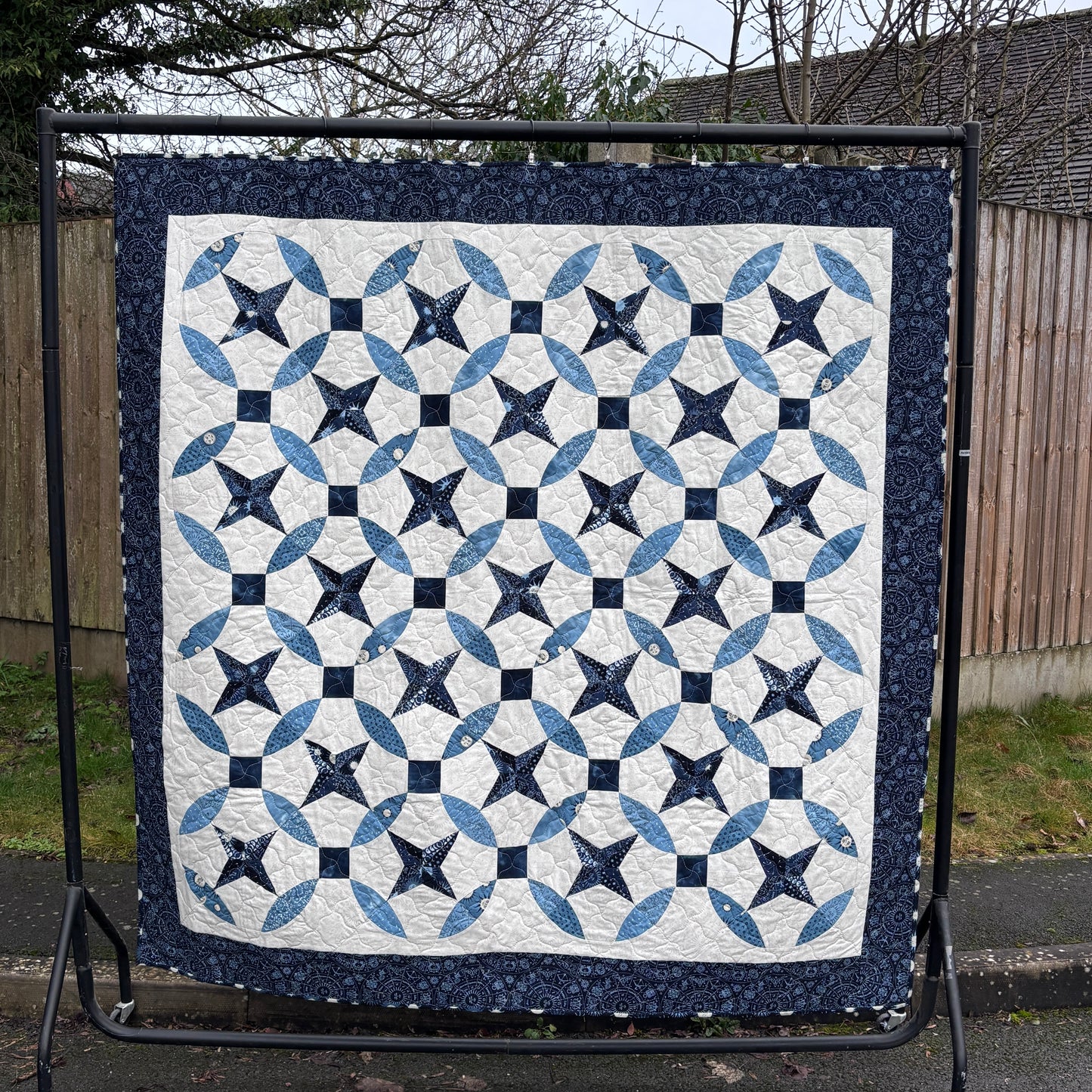 The Moon and Stars Quilt – 66” square (Q9)