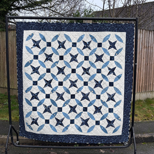The Moon and Stars Quilt – 66” square (Q9)