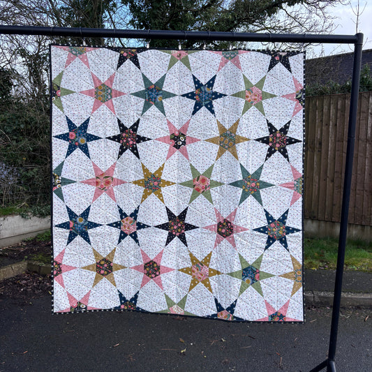 The Hexagon Stars Quilt II – 46” x 47” (Q51)