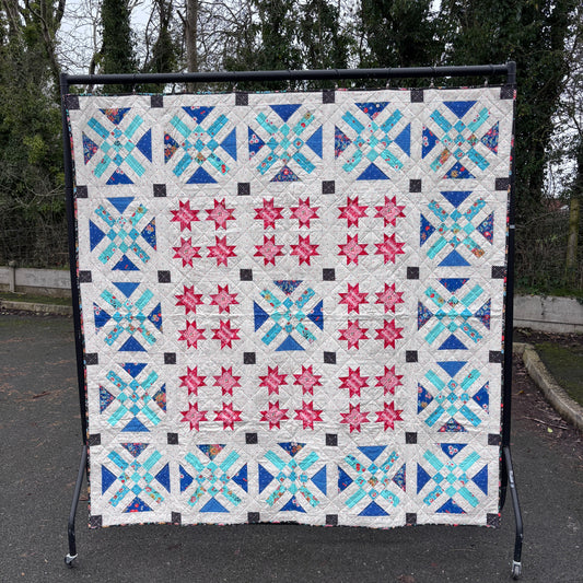 The Stiles and Paths Quilt – 72” square (Q14)
