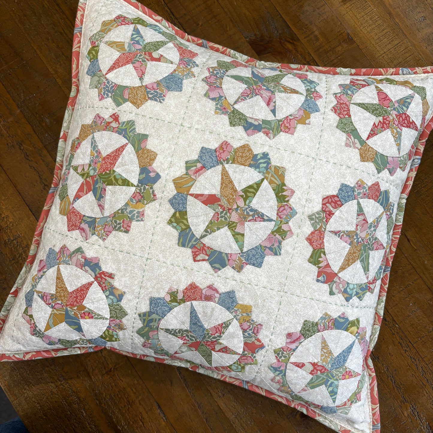 The Tilda Songbird Dresden Stars Cushion Cover (18" square)