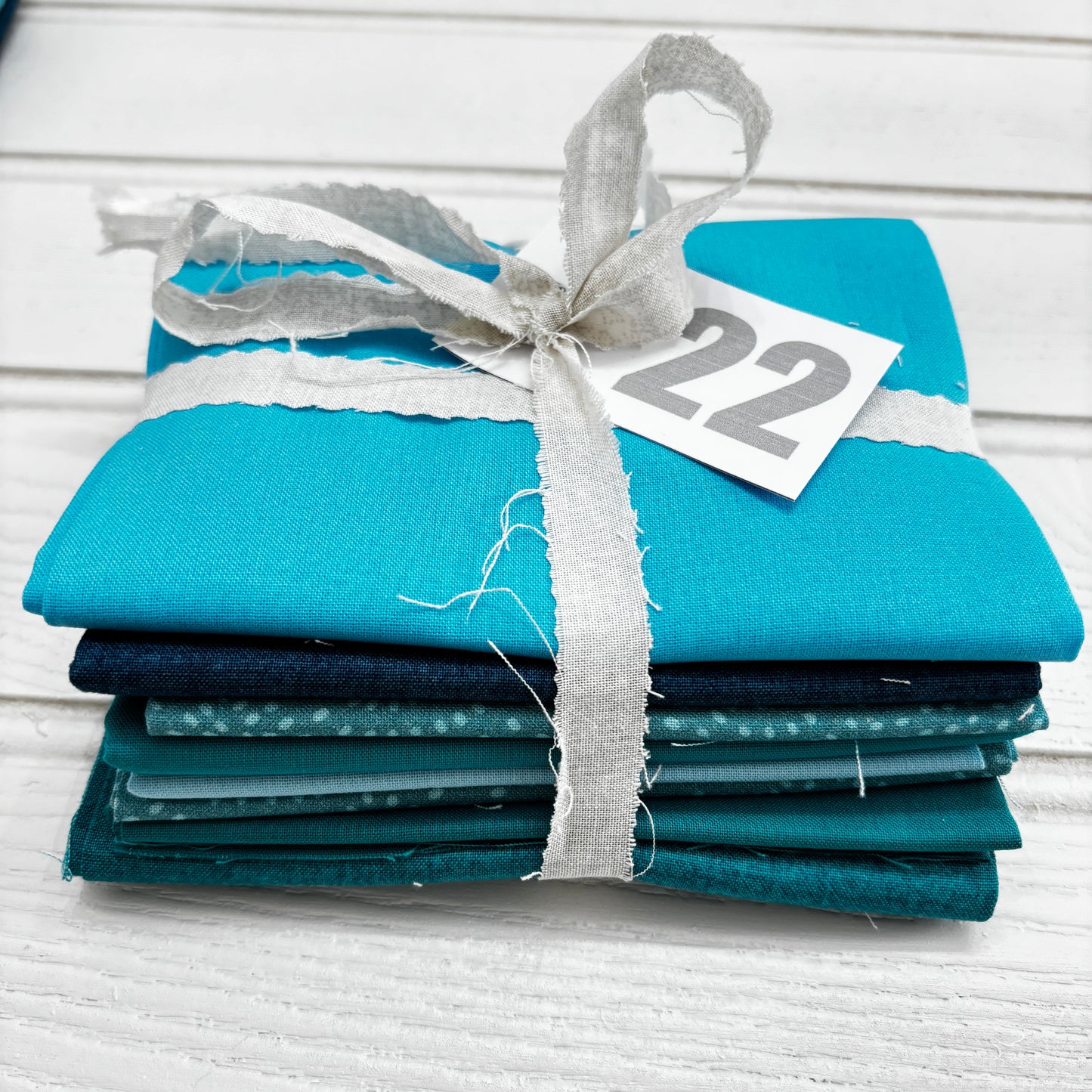 Teal / aqua blue solid and blender bundle 22
