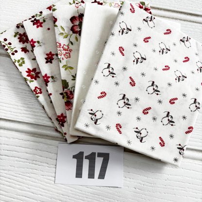 Moda A very sweet Chrisymas by Bunny Hill print bundle 117