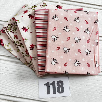 Moda A very sweet Chrisymas by Bunny Hill print bundle 118