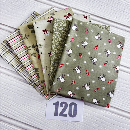Moda A very sweet Chrisymas by Bunny Hill print bundle 120