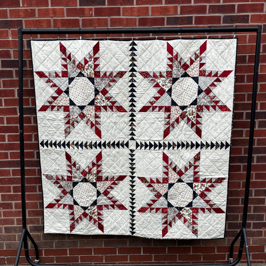 The Sawtooth Star Quilt - 66" square