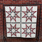 The Sawtooth Star Quilt - 66" square