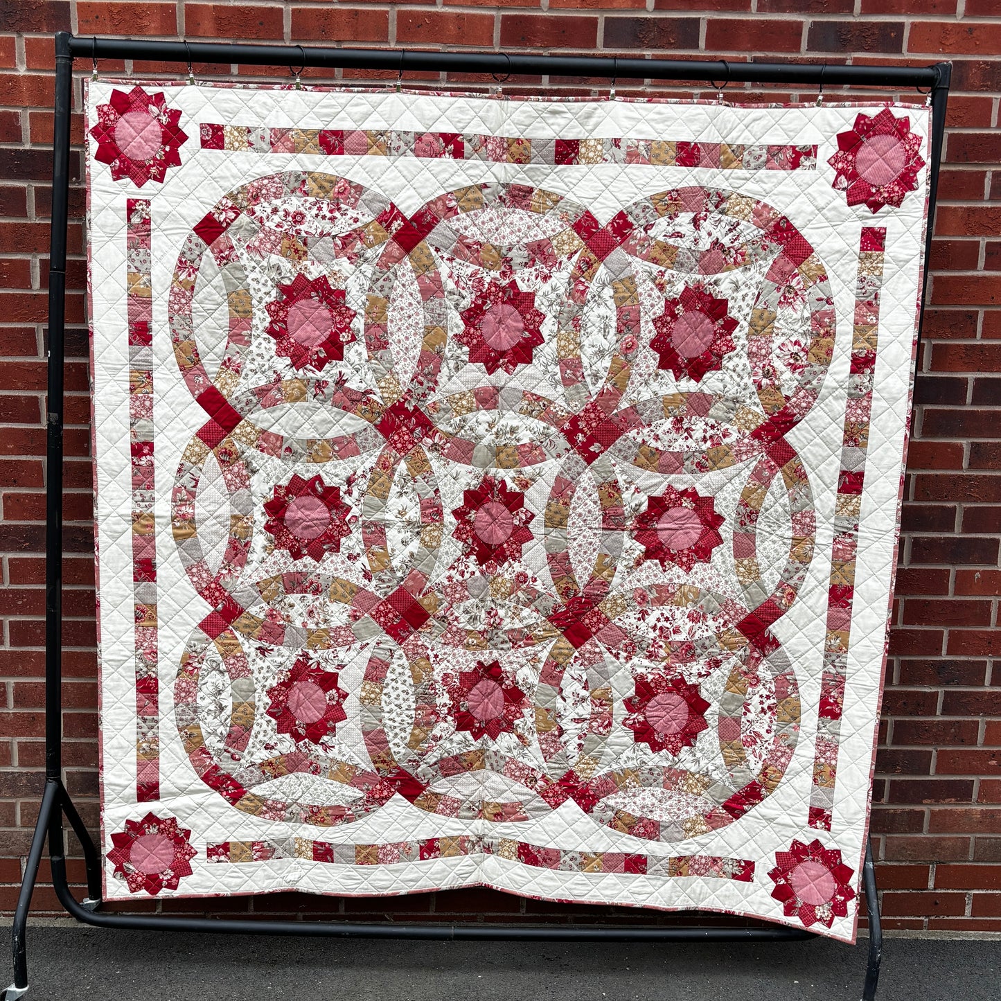 The Double Wedding Ring Quilt - 72" square
