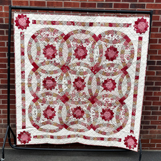The Double Wedding Ring Quilt - 72" square