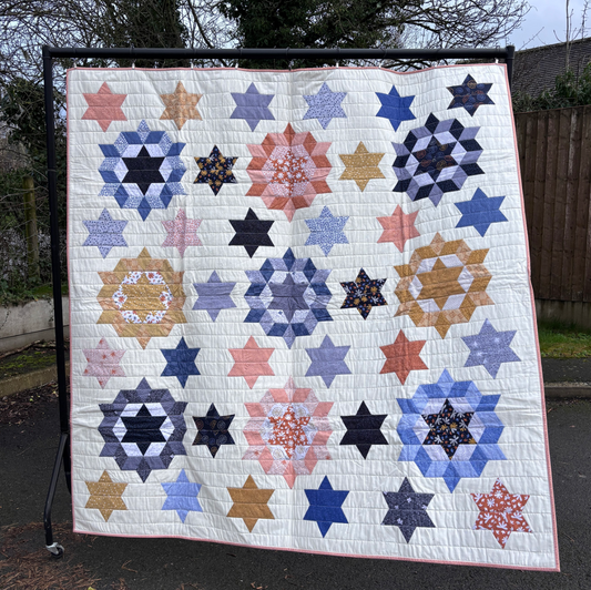 The Conway Cottage Stars Quilt – 70” x 72” (Q49)