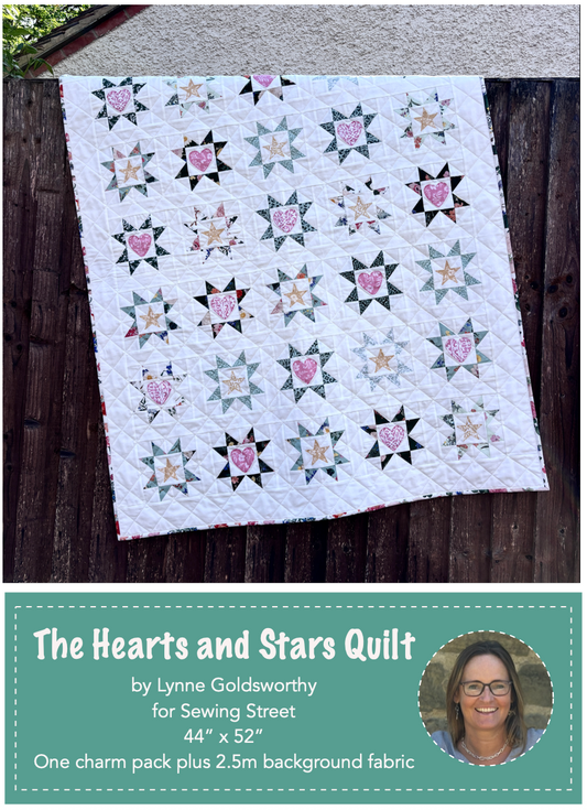 The Hearts and Stars Quilt Pattern