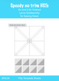 Speedy No Trim Printed Templates: 2" and 2.5" HSTs (Copy)